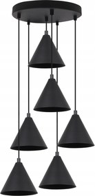 Mennyezeti Lámpa Lógó Csillár Soho Modern Fekete Kúp Az Asztal Felett E14