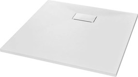 vidaXL fehér SMC zuhanytálca 80 x 80 cm