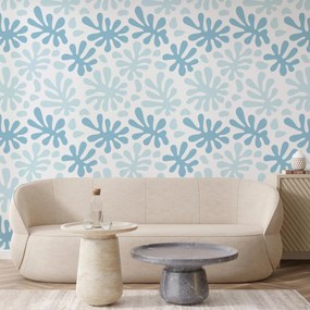 Fotótapéta - Kék királyi minta (147x102 cm)