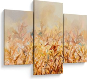 Kép - levelek az ősz színében, olajfestmény (90x60 cm)
