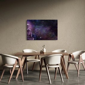Kép - Buddha az élet virágaival (90x60 cm)