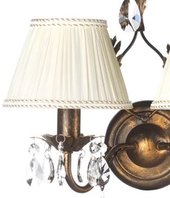 ONLI - Fali lámpa KAREN 2xE14/6W/230V bronz