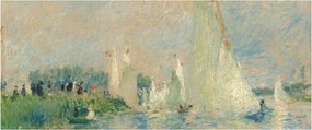 Kép - Auguste Renoir, Regatta at Argenteuil, reprodukciók (120x50 cm)