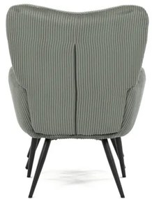Zöld Corduroy Relax Fotel. AK-L7285 GRN6