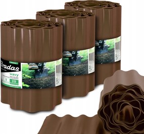 Kerti Gyepszegély 20 cm 27 m Hullámos Műanyag Rugalmas Us-p