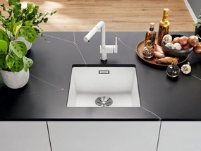 Blanco Subline 400-U, szilgránit mosogató a munkalap alatt 400x400x190 mm, 1 kamrás, szürke vulkán, BLA-527349