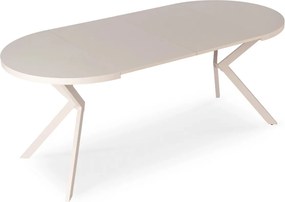 DORIAN bővíthető asztal, 80–160 cm, kasmír