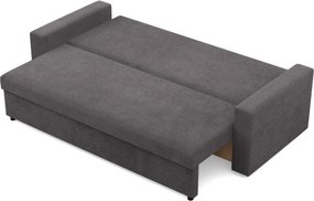 Zeus kanapéágy, kordbársony, bonell töltet, egyenes kartámasz, szürke