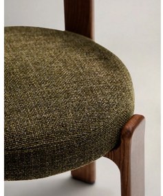 Khaki-barna kőrisfa étkezőszék Granite – Kave Home