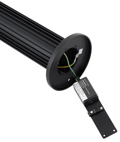 Design kültéri oszlop fekete 50 cm IP44 - Boris