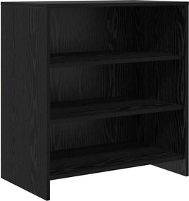 vidaXL Széf Fekete 70 x 41 x 75 cm Faanyag