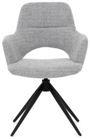Elegáns Forgó Étkezőszék Szürke. 360°-ban forgatható.