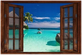 Poszterek 90x60 Trópusok Tájkép Pálmafák