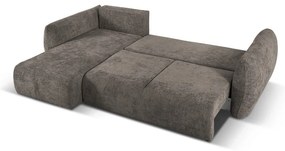 Szürke sarokkanapé (bal oldali) Matera – Cosmopolitan Design