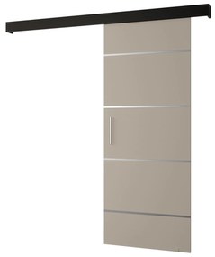 Tolóajtó 80 cm Slavdro 4 (kasmír + matt fekete). 1108836