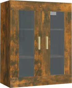 vidaXL füstös tölgy színű függő faliszekrény 69,5 x 34 x 90 cm