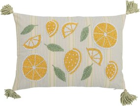 Pamut díszpárna 35x50 cm Lemon – Bloomingville