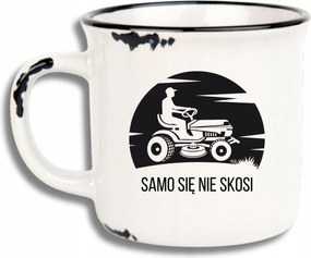 Bögre Fehér Retro Vicces Ajándék Apák Napja Nem Nyírja Le Magát
