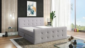 Glam Boss Nagy Kontinentális Ágy 200x200 cm Bonell Rugós 2x Tároló