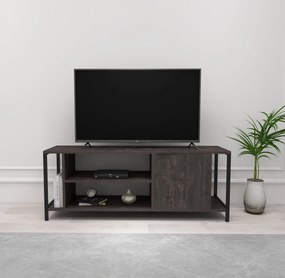 TV asztal/szekrény Brody (sötétbarna + fekete). 1072858