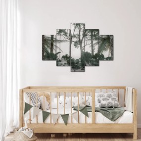 Kép - dzsungel a reggeli ködben (150x105 cm)