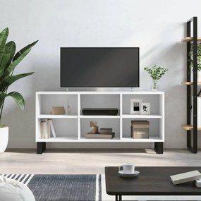 Fehér szerelt fa TV-szekrény 103,5x30x50 cm