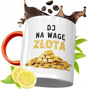 Narancssárga Bögre Dja Ajándék fényképes nyomtatással