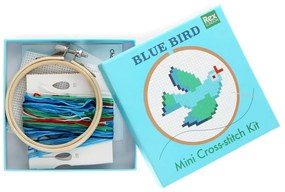 Kreatív készlet Cross-stitch Kit Blue Bird – Rex London