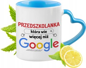 Óvodásoknak Kék Bögre Szív Alakú Füllel Ajándék