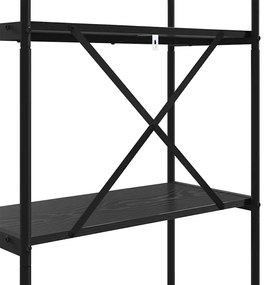 Könyvespolc Musta tammi 80 x 30 x 109 cm Faanyag