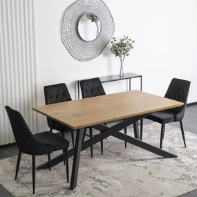 HAMILTON asztal 160-200 cm Arany tölgy