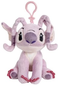 Disney Lilo és Stitch, A csillagkutya Angel 3D plüss figura akasztóval 14 cm