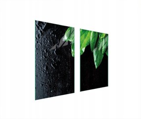 Üveg Tűzhelyvédő Főzőlap 75x52 Bazsalikom Edzett Üveg