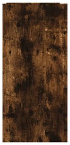 füstös tölgy színű szerelt fa tálalószekrény 100 x 35 x 75 cm