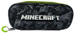 Minecraft Camo Terra 2 rekeszes tolltartó 23,5 cm