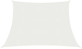 fehér HDPE napvitorla 160 g/m² 3/4 x 3 m