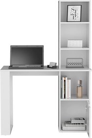 Polcos íróasztal tárolóval 98,5x45x148cm barna FUR1234-3