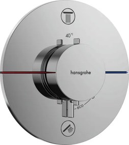 Hansgrohe ShowerSelect Comfort S zuhany és fürdő csaptelep vakolat alatti rész nélkül króm 15554000