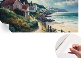 Dekoratív öntapadós fotótapéta Hálószobába Sziklaházak 250x104 cm