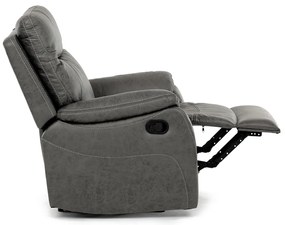 4092 GREY3 pozicionáló fotel vintage, szürke