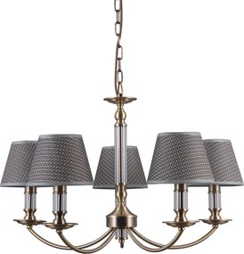 Italux Klasszikus Csillár Zanobi Antik bronz ITXPND-43272-5