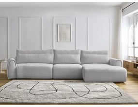 Világosszürke sarokkanapé Aden – Bobochic Paris