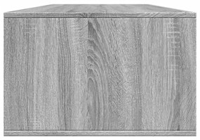 szürke sonoma szerelt fa dohányzóasztal 102x55x35 cm
