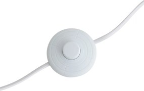 Fa háromlábú állólámpa zöld búrával 50 cm - Lou