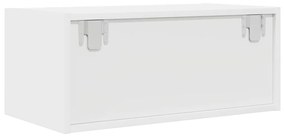 fehér szerelt fa TV-szekrény 60x31x25,5 cm