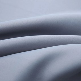 2 db szürke sötétítőfüggöny fémgyűrűkkel 140 x 175 cm