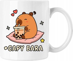 Kapibara Bögre Bubble Tea Fehér 330ml