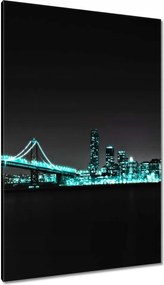 Vászonkép 80x120 Türkiz fények