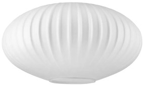 Tartalék üveg csillárhoz HARMA E27 17x30 cm fehér