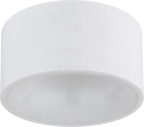 Globo 56964W Mennyezeti lámpa, matt fehér műanyag, ø: 150mm, M: 75mm, tartozék: LED 12W 230V, 2000lm forrás, 900lm kimenet, 3000K